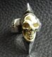画像4: 18k Gold Skull with Spike Ring