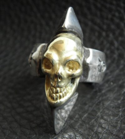 画像5: 18k Gold Skull With Spike Ring