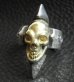 画像5: 18k Gold Skull with Spike Ring