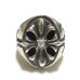画像8: Cross Oval Signet Ring With CZ Diamond