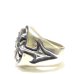 画像6: Cross Oval Signet Ring With CZ Diamond