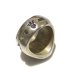 画像4: Cross Oval Signet Ring With CZ Diamond