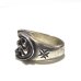 画像4: Sculpted Oval Narrow Ring With CZ Diamond (4)