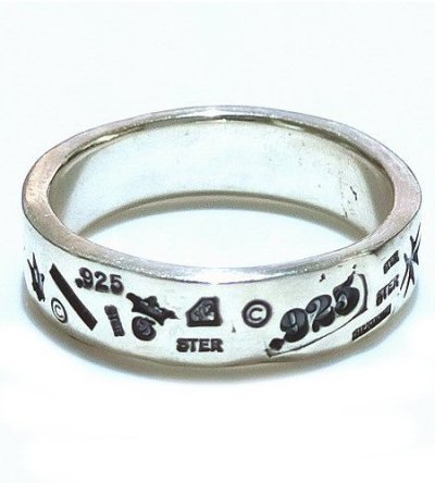 画像9: Multi Stamp Flat Bar Ring