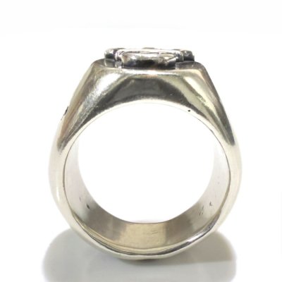 画像5: Raised G & Crown Signet Ring（Slim)