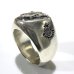 画像6: Raised G & Crown Signet Pinky Ring