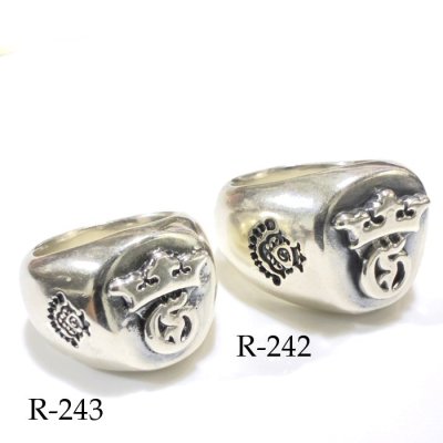 画像11: Raised G & Crown Signet Pinky Ring