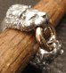 画像6: 18k Gold Ring With Quarter Lion Triangle Wire Bangle Ring