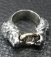 画像3: 18k Gold Ring With Quarter Lion Triangle Wire Bangle Ring