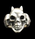 Single Devil Skull Ring