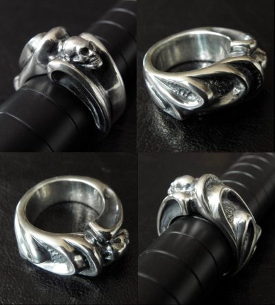 画像6: Skull On Gothic Ring