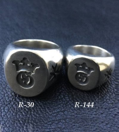 画像11: G & Crown Signet Pinky Ring