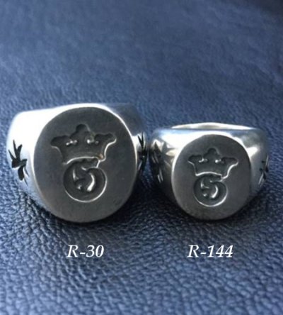 画像10: G & Crown Signet Pinky Ring