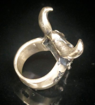 画像2: Buffalo Skull Ring