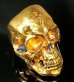 画像5: Pure Gold Wrap Large Skull Ring with Jaw 2nd generation