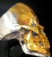 画像15: Pure Gold Wrap Large Skull Ring with Jaw 2nd generation