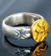 画像5: Pure Gold Wrap Raised Maltese Cross H.W.O Ring