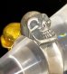 画像9: Pure Gold Wrap Quarter Skull With Half Triangle Wire Ring
