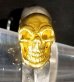 画像7: Pure Gold Wrap Quarter Skull With Half Triangle Wire Ring