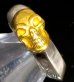 画像4: Pure Gold Wrap Quarter Skull With Half Triangle Wire Ring