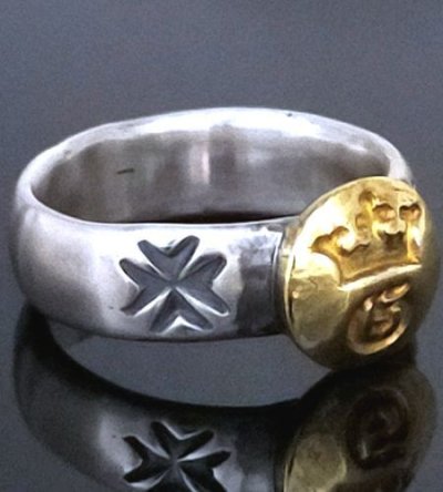 画像3: Pure Gold Wrap G&Crown H.W.O Ring