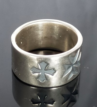 画像7: 12mm Wide Flat Bar Ring