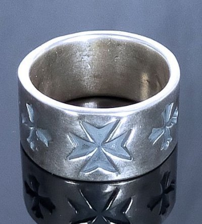 画像3: 12mm Wide Flat Bar Ring