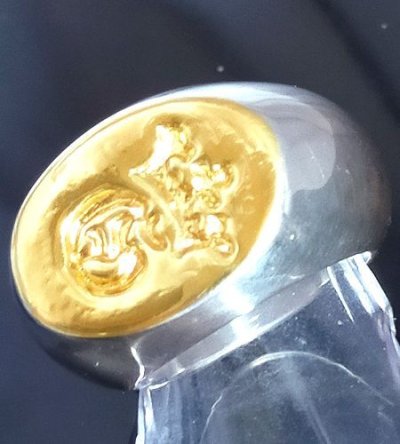 画像11: Pure Gold Wrap G&Crown Oval Ring