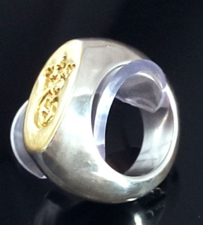 画像4: Pure Gold Wrap G&Crown Oval Ring