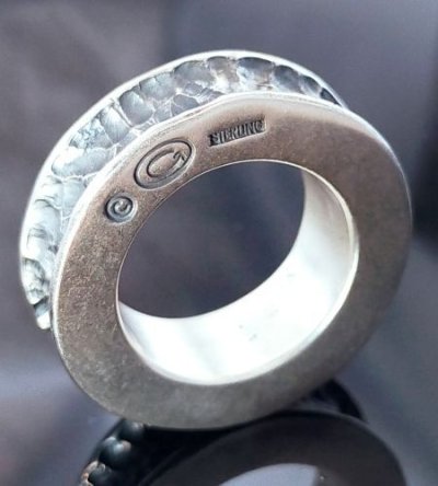 画像3: 10 x 5.5mm Wide Side Flat Chiseled Reel Ring