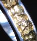 画像8: Pure Gold Wrap 7 x 5mm Wide Bolo Neck Chiseled Reel Ring
