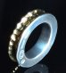 画像4: Pure Gold Wrap 7 x 5mm Wide Bolo Neck Chiseled Reel Ring