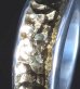 画像3: Pure Gold Wrap 10 x 6mm Wide Bolo Neck Chiseled Reel Ring