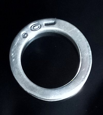 画像4: 6 x 4mm Wide Bolo Neck Smooth Reel Ring