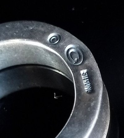 画像6: 6 x 4mm Wide Bolo Neck Smooth Reel Ring