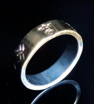 画像6: Pure Gold Wrap Flat Bar Ring