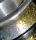 画像10: Smooth & Pure Gold Wrap Mini Textured 10 x 6mm Wide Bolo Neck Reel Ring
