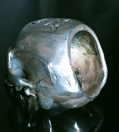 画像11: Large Skull Full Head Ring Without Jaw
