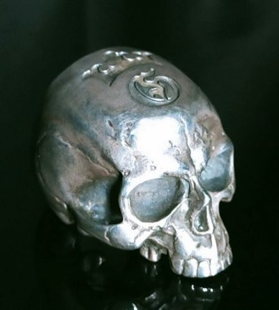 画像4: Large Skull Full Head Ring Without Jaw