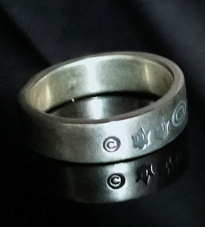 画像3: Trident & G Stamp On Flat Bar Ring
