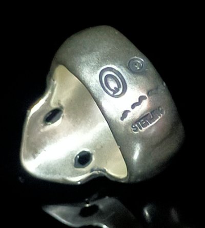 画像14: Old Single Skull  Full Head Ring