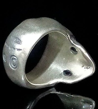 画像13: Old Single Skull  Full Head Ring