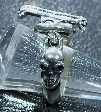 画像5: Panther With Skull Triangle Wire O-ring & T-bar Ring