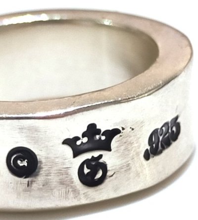 画像9: Narrow Gaboratory Cigar Band Ring