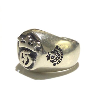 画像8: Raised G & Crown Signet Ring