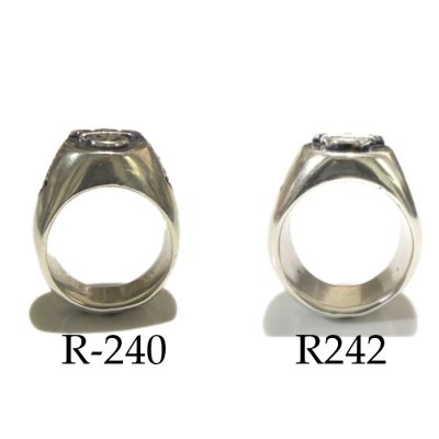 画像10: Raised G & Crown Signet Ring（Slim)