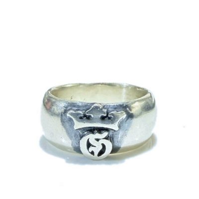 画像5: Raised G & Crown Large Smooth H.W.O Ring