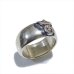 画像2: Raised G & Crown Large Smooth H.W.O Ring (2)