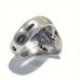 画像5: Half Old Single Skull Ring (5)