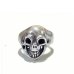 画像1: Half Old Single Skull Ring (1)